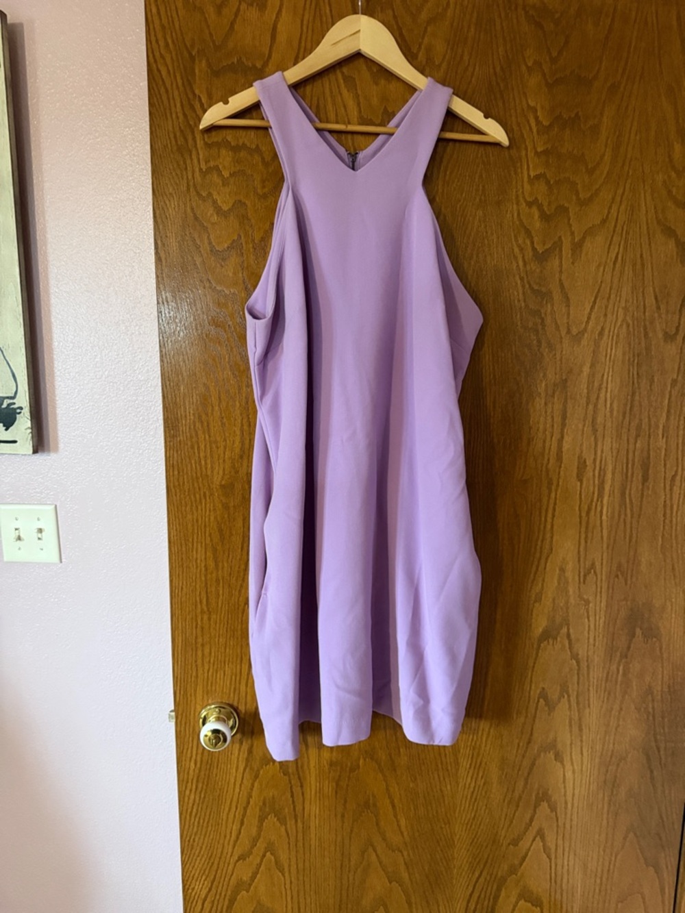 Bar III Lavender Halter Mini Dress